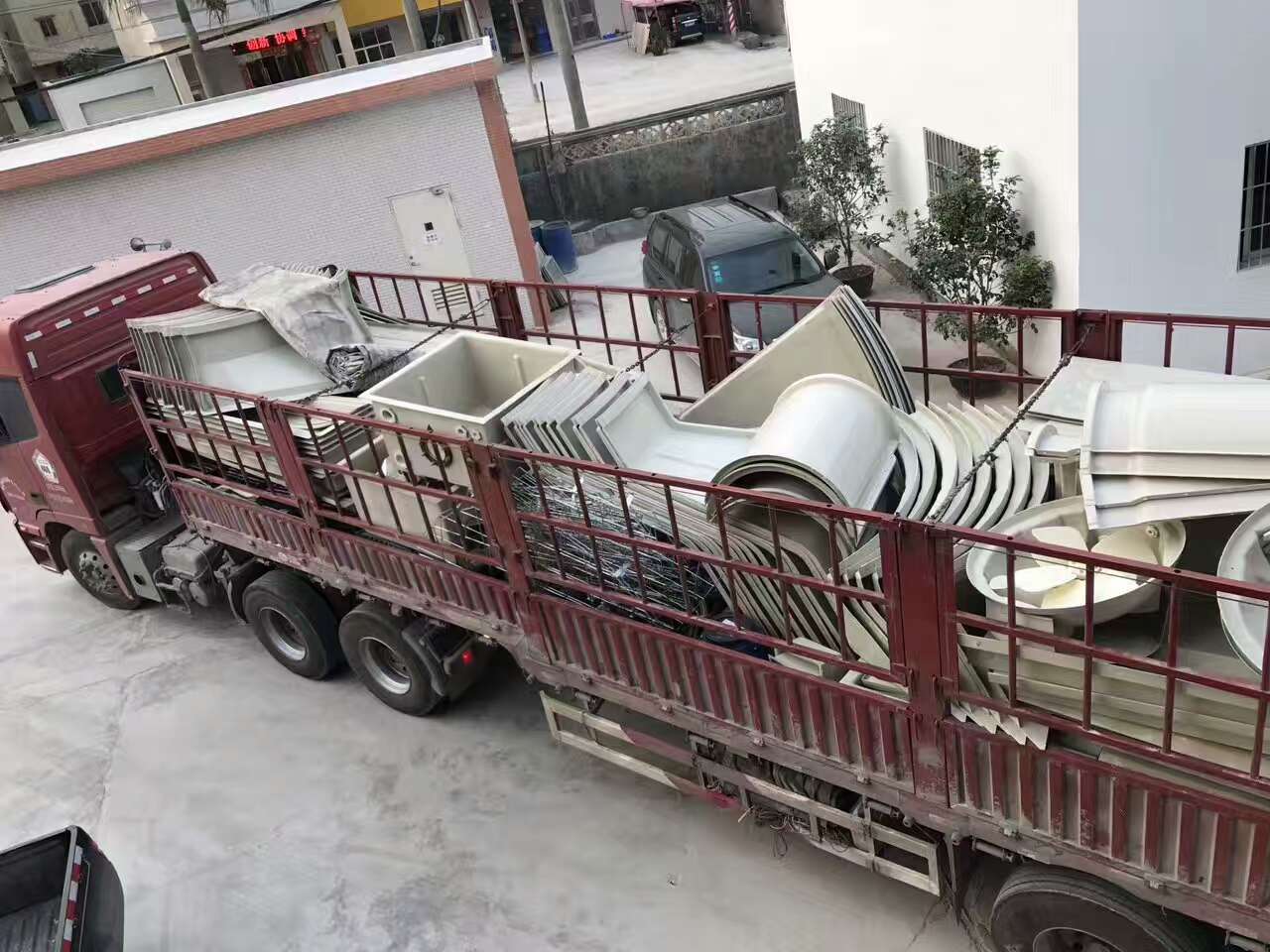 冷卻塔發(fā)往外地