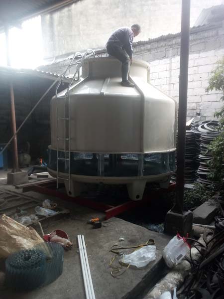 成都崇州冷卻塔：GL-150T，GL-125T冷卻塔水循環(huán)系統(tǒng)成套項(xiàng)目