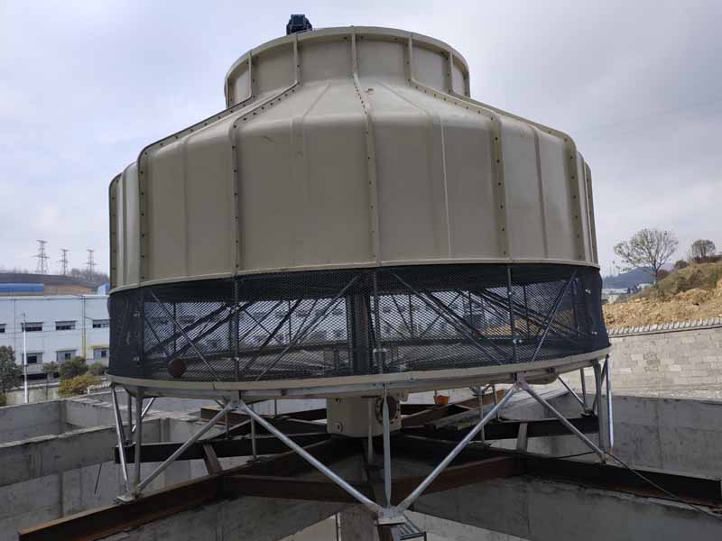 貴州六盤水500T冷卻塔安裝現(xiàn)場