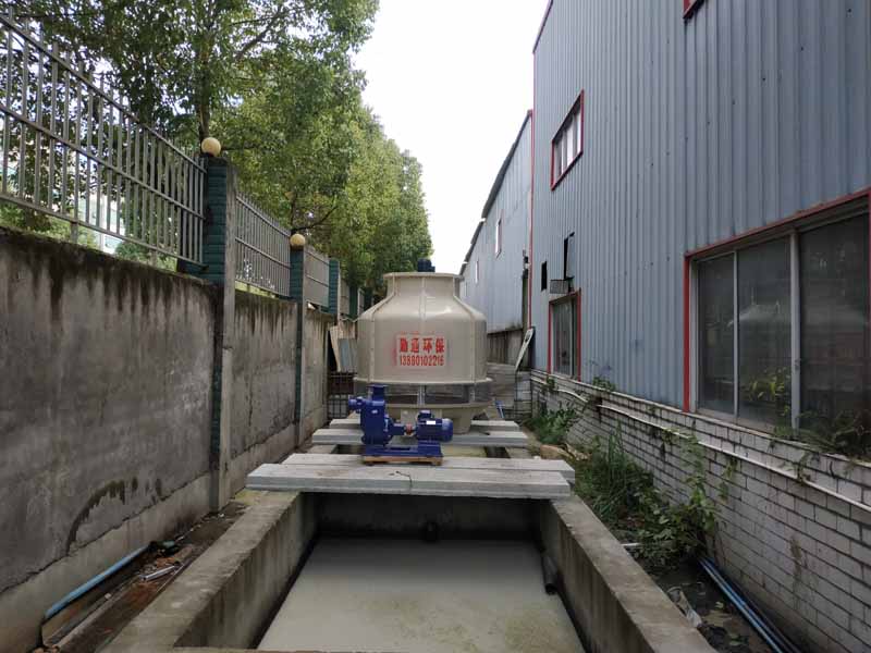 四川眉山仁壽視高60T冷卻塔水循環(huán)系統(tǒng)-2臺(tái)安裝現(xiàn)場(chǎng)-使用單位四川通勝電纜集團(tuán)有限公司