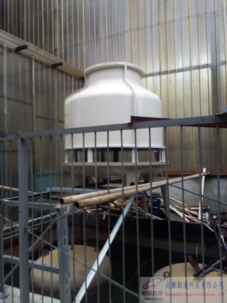 成都雙流1臺(tái)50噸冷卻塔循環(huán)系統(tǒng)安裝現(xiàn)場(chǎng)