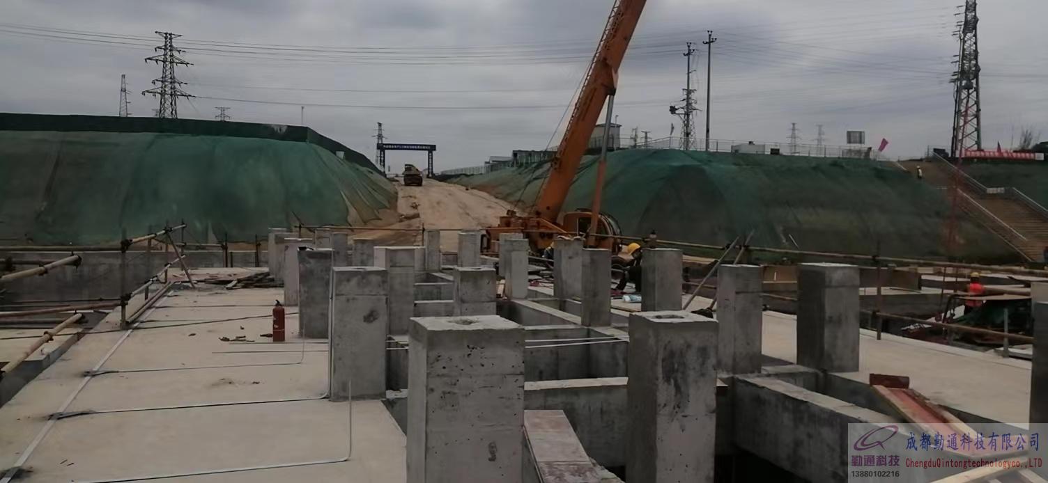 宜賓橫流塔基礎(chǔ)測(cè)驗(yàn)現(xiàn)場(chǎng)